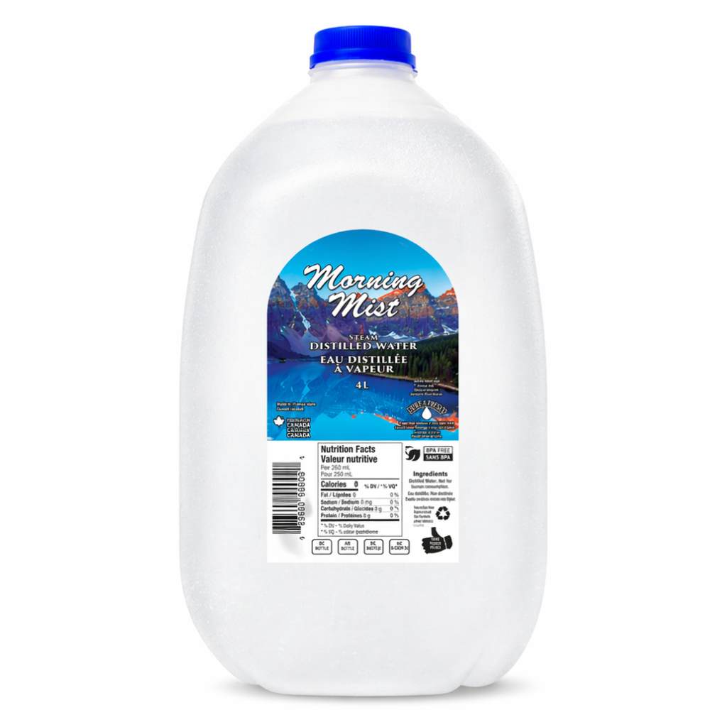 4L Distilled Water Case (4 x 4L) | Morning Mist Canada, view 2