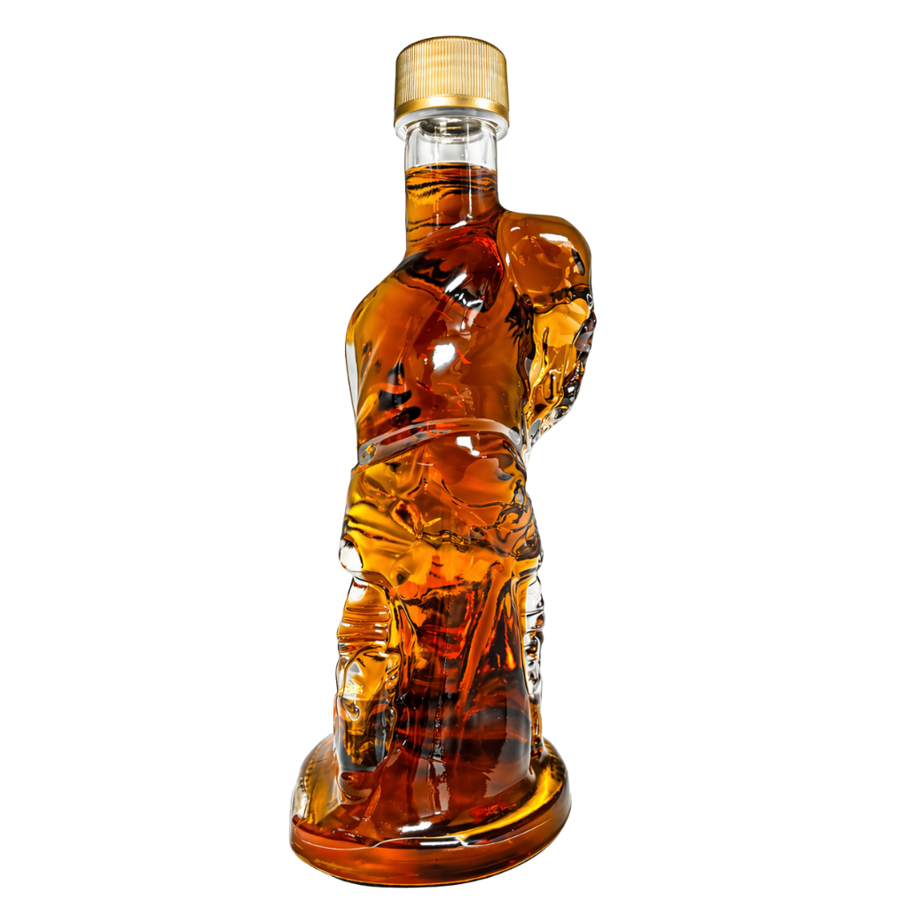 Hockey Player Glass Bottle Pure Maple Syrup 200ml: 100% Pure Ontario Made Canadian Maple Syrup, view 2