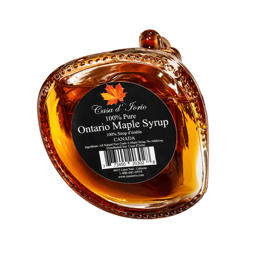 Hockey Player Glass Bottle Pure Maple Syrup 200ml: 100% Pure Ontario Made Canadian Maple Syrup