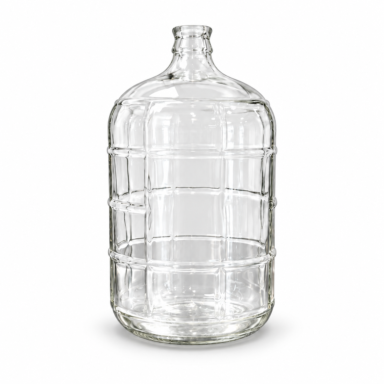 3 gallon Italian glass water carboy with fascetta neck, Puretap Water Distillers Mississauga